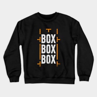 'Box Box Box' Pit box Formula 1 Pit-stop Design Crewneck Sweatshirt